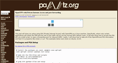 Desktop Screenshot of pantz.org
